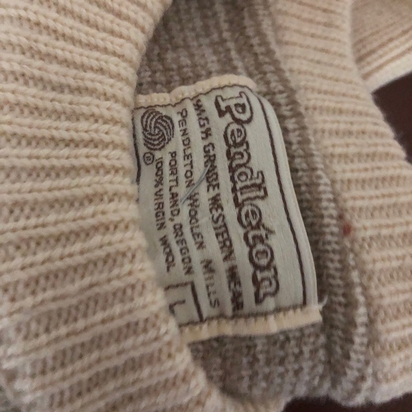 Mens Pendleton Western Style Wool Sweater - Picture 3 of 5